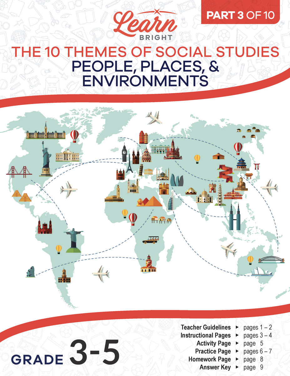10 Themes Part 3 People Places And Environments How I Teach 5th Grade Social Studies Thrive In Grade Five