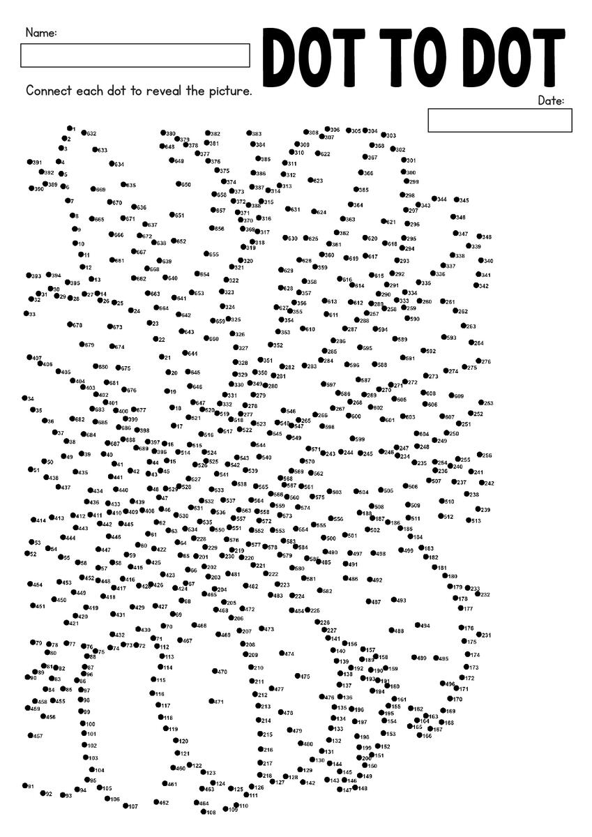 15 Advanced Connect The Dots Worksheets Free PDF At Worksheeto