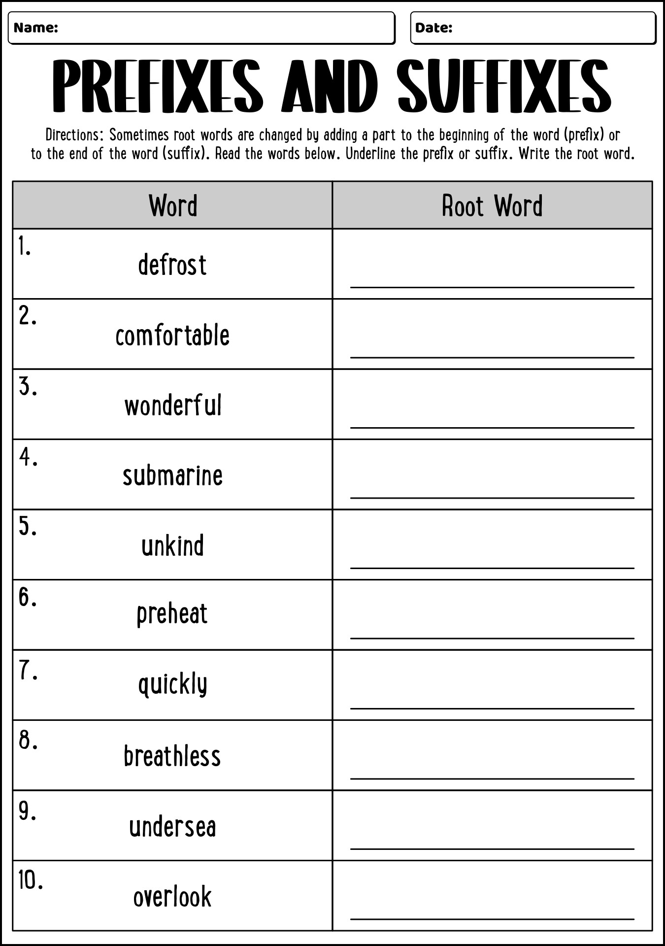 Root Words Online Worksheet Worksheets Library