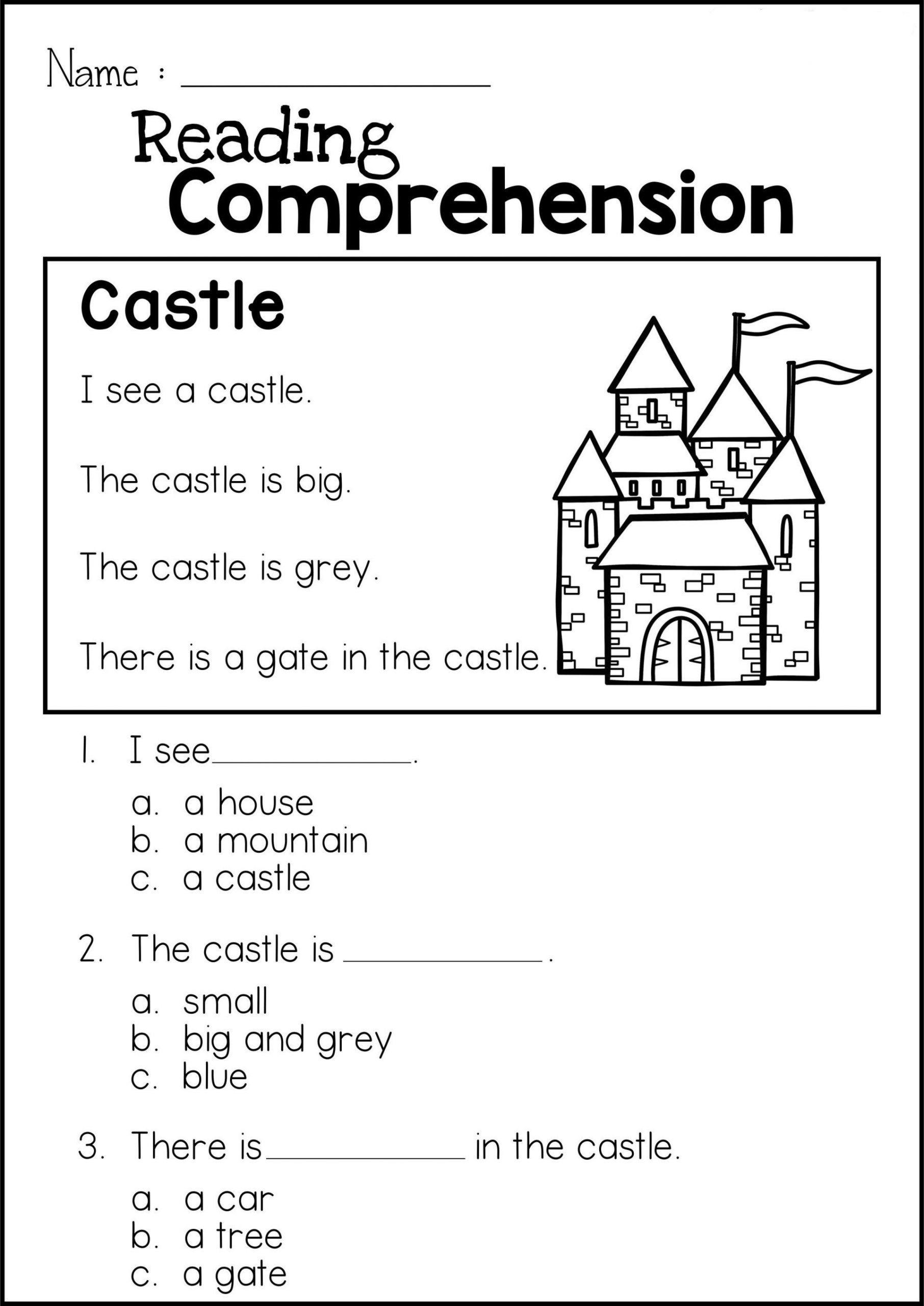 Free Reading Comprehension Worksheet 1st Grade Download Free Reading Comprehension Worksheet 1st Grade Png Images Free Worksheets On Clipart Library