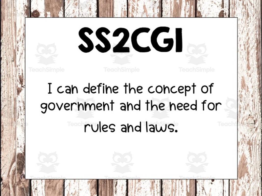 2nd Grade Georgia Social Studies Standards By Teach Simple