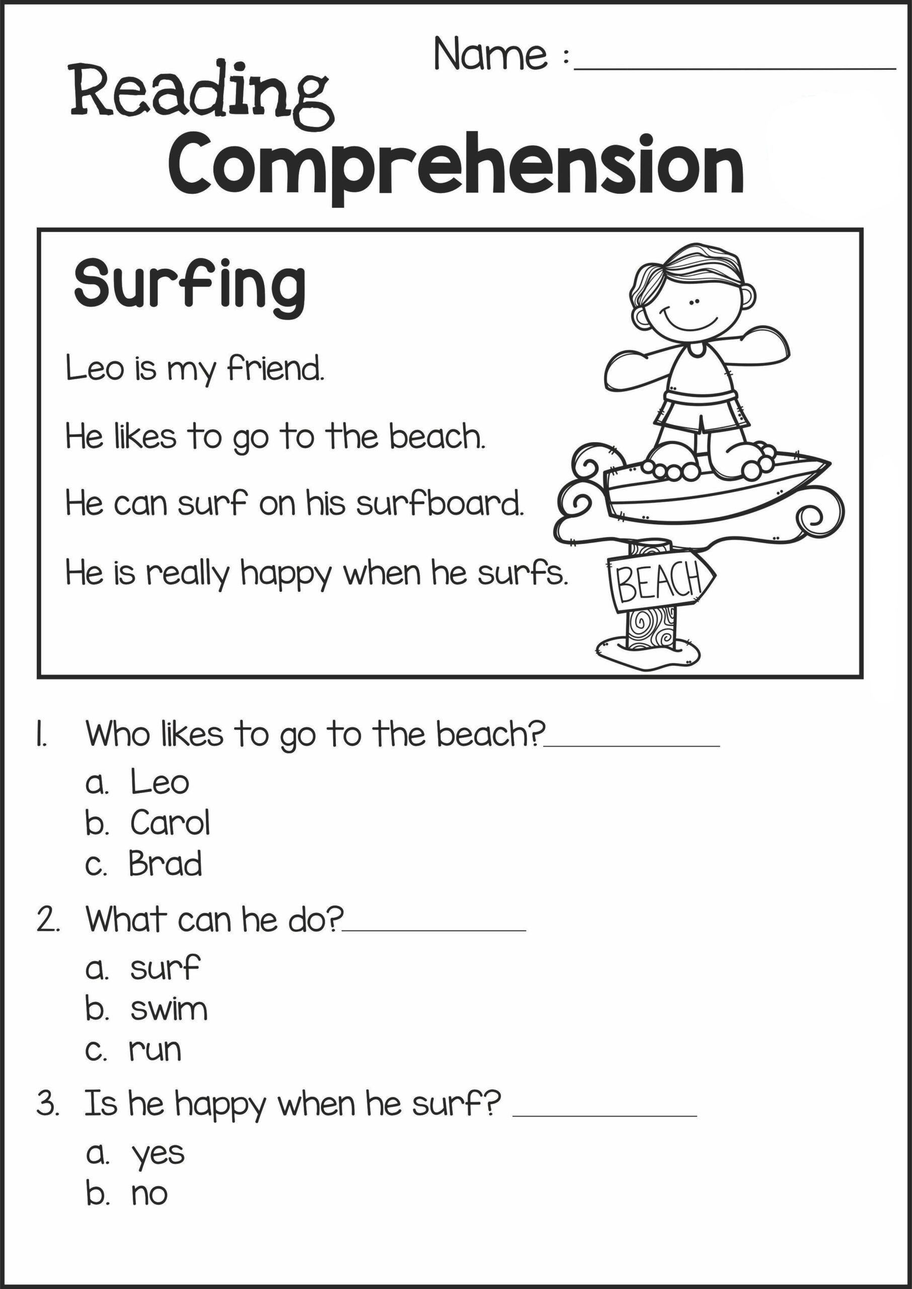 Free Second Grade Reading Comprehension Printable Worksheet Download Free Second Grade Reading Comprehension Printable Worksheet Png Images Free Worksheets On Clipart Library