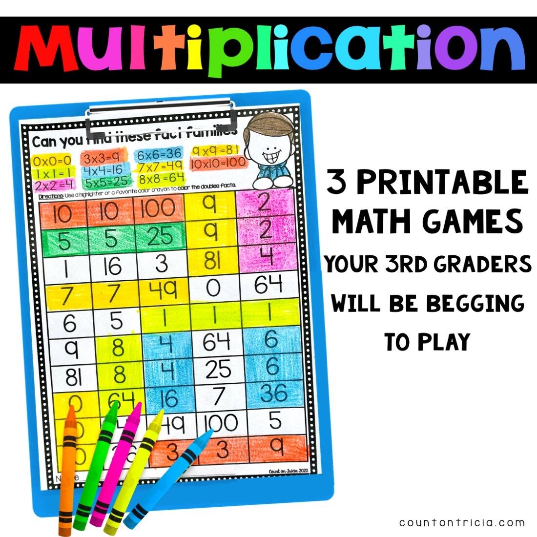 Here S A Fun Multiplication Math Game Your Students Will Love Shelley Gray