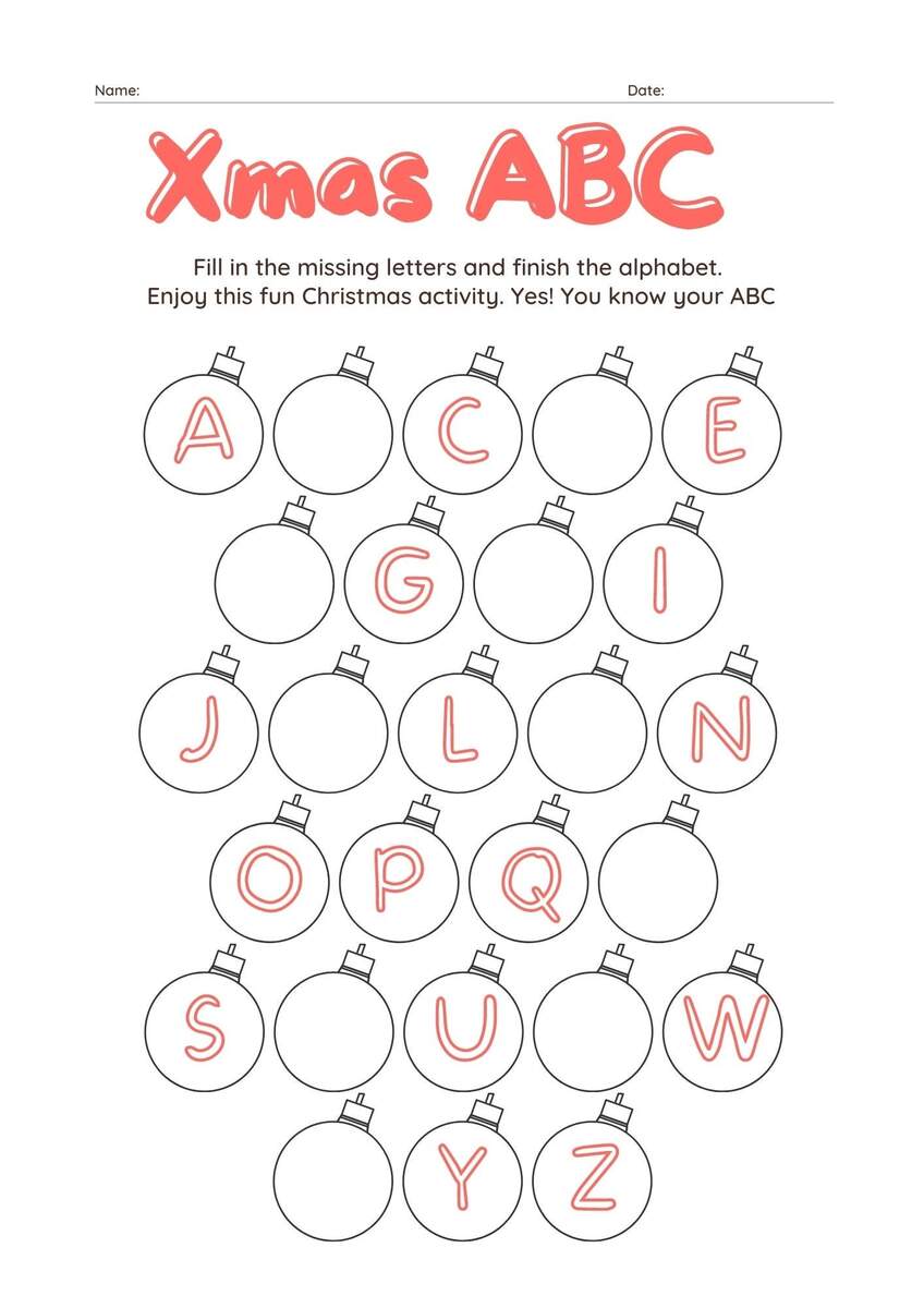 4 Page Christmas ABC Worksheet Holiday Party Game Christmas Printable Game Christmas Home Party Game For Kids Game Virtual Etsy 4 Page Christmas ABC Worksheet Holiday Party Game Christmas Printable Game Christmas Home Party Game For Kids Game Virtual Etsy
