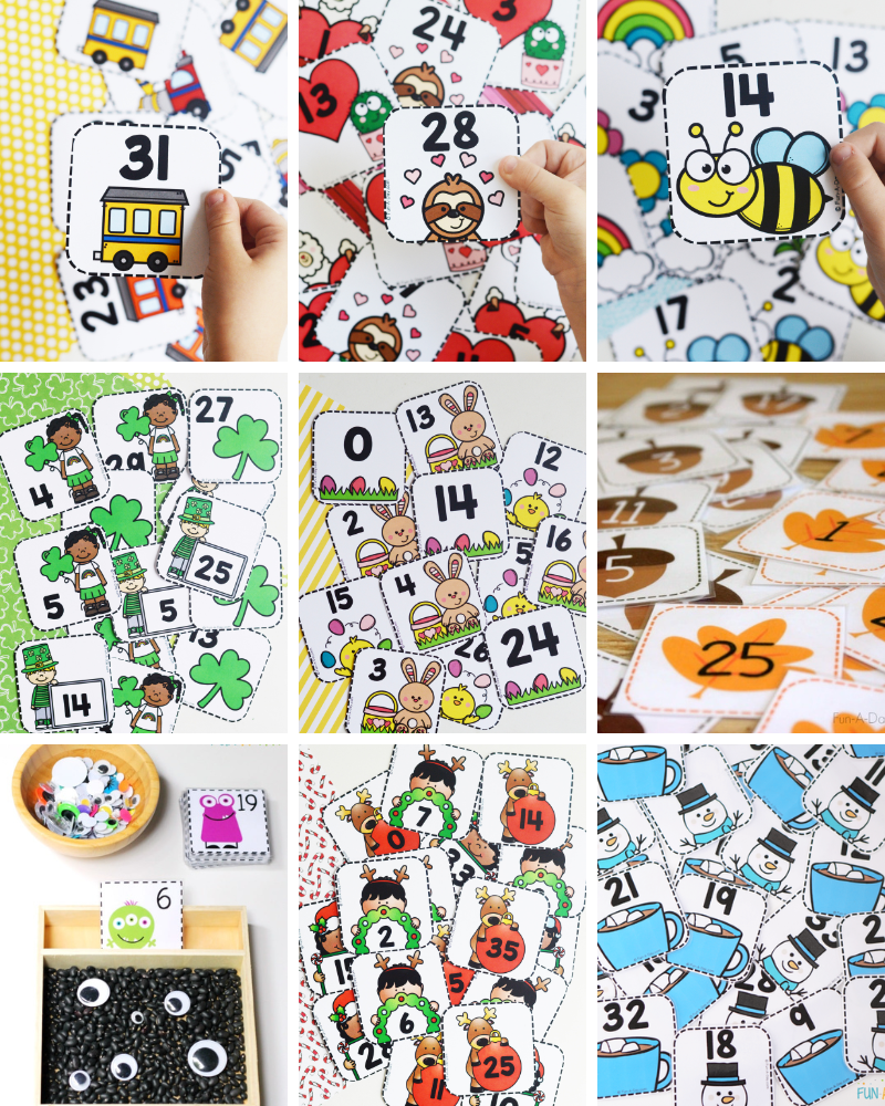40 Free Preschool Number Printables Fun A Day
