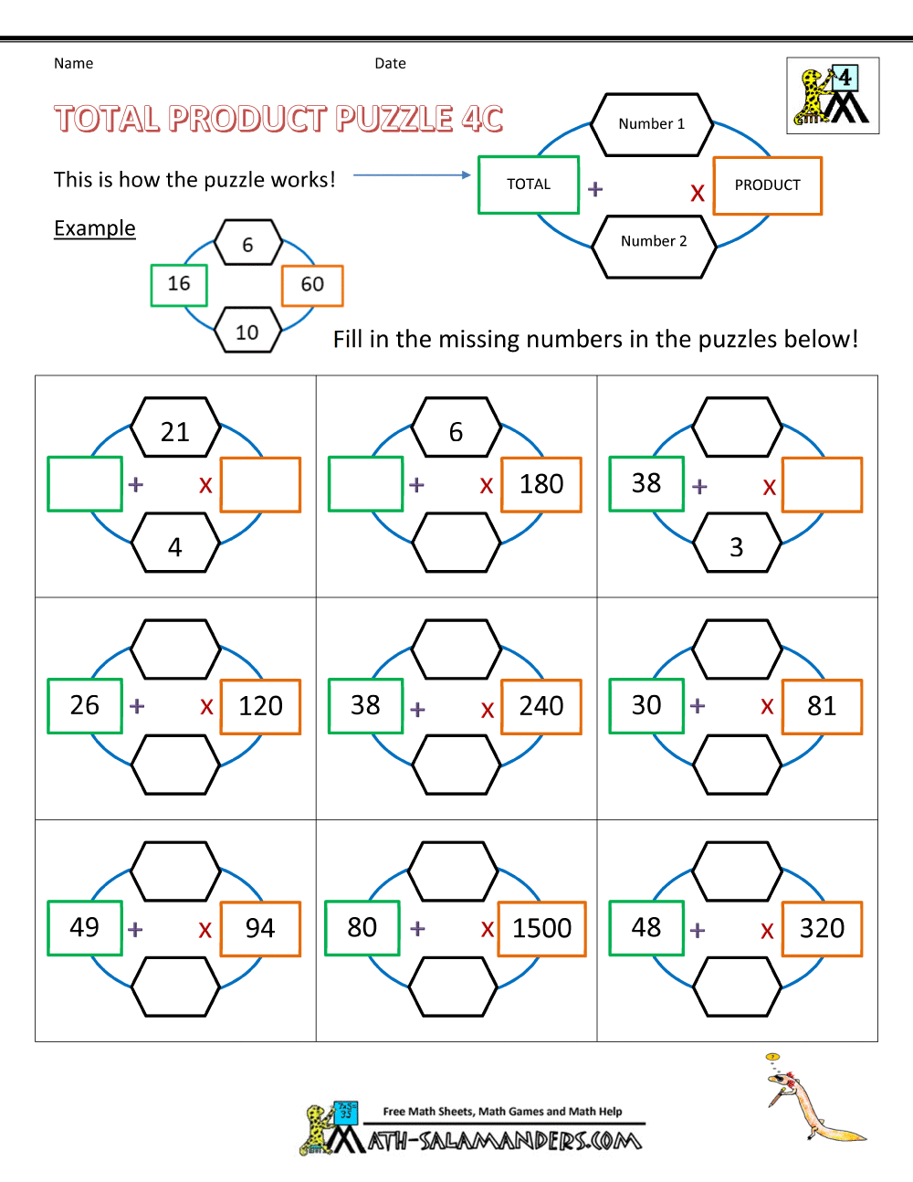 Multiplication Fact Fluency Mixed Up Puzzle Printable Digital Google The Owl Teacher