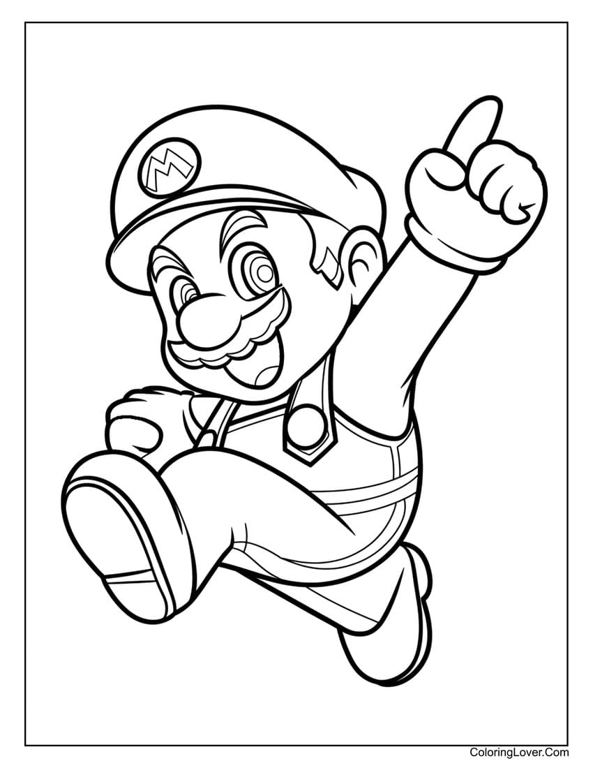 56 Super Mario Coloring Pages Free Printables For All Ages
