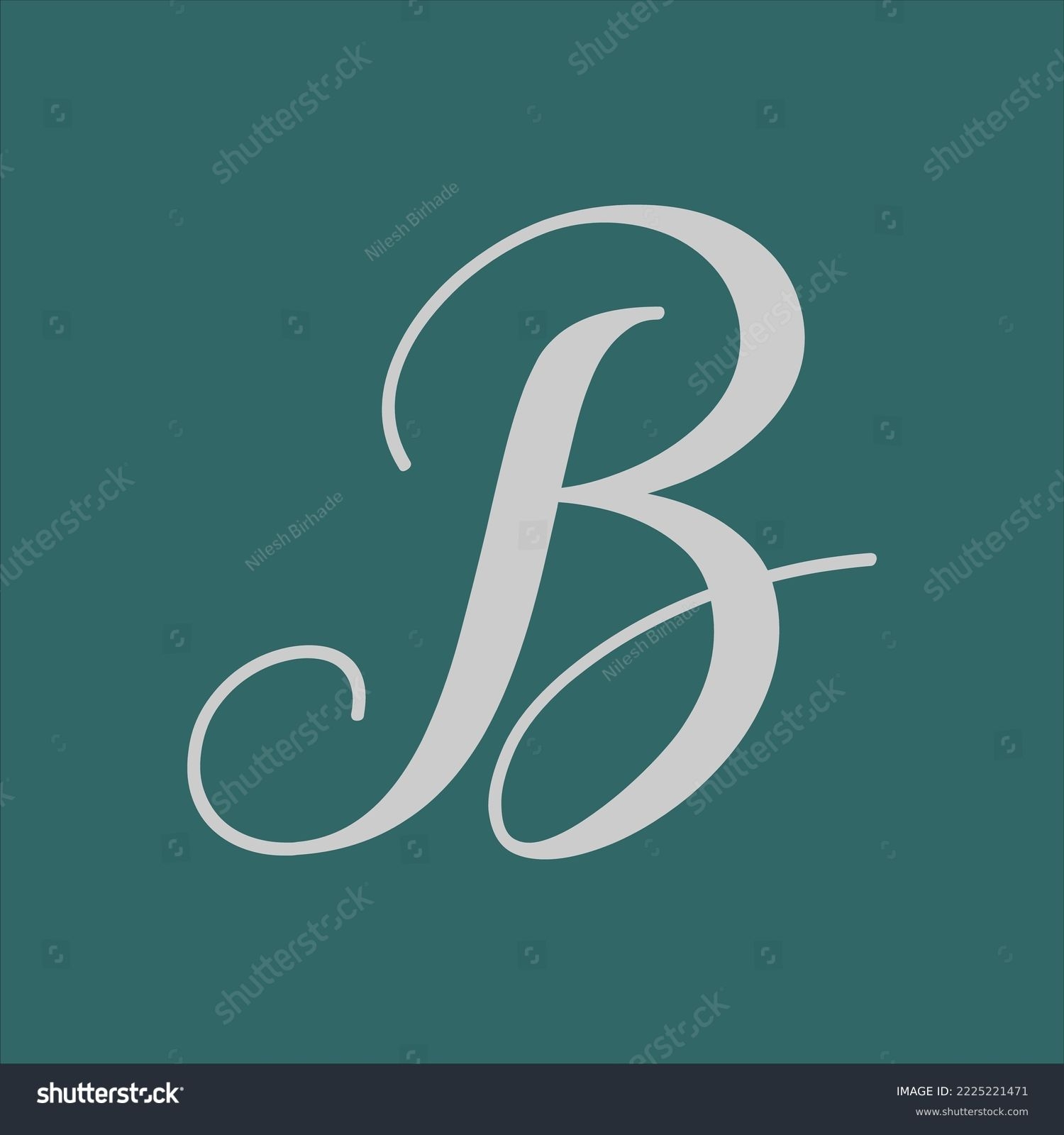 868 Cursive B Stock Vectors And Vector Art Shutterstock