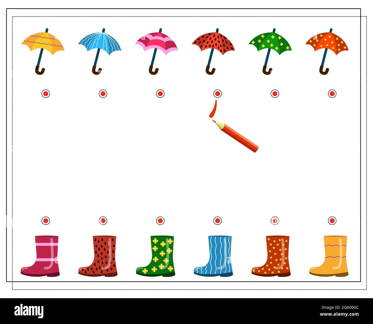 A Logical Game For Children Find A Pair For An Umbrella And A Boot With The Same Pattern Vector Isolated On A White Background Stock Vector Image Art Alamy A Logical Game For Children Find A Pair For An Umbrella And A Boot With The Same Pattern Vector Isolated On A White Background Stock Vector Image Art Alamy