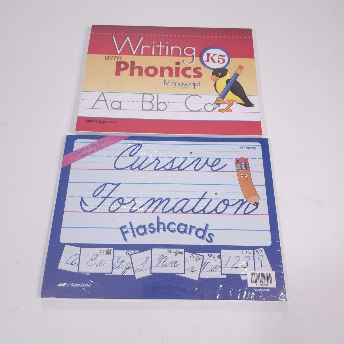 Abeka K5 Writing With Phonics Manuscript And Cursive Formation Flashcards EBay Abeka K5 Writing With Phonics Manuscript And Cursive Formation Flashcards EBay