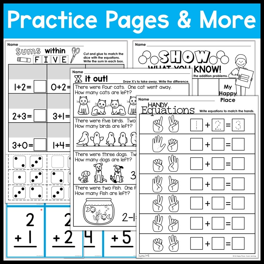 Addition And Subtraction Activities For Kindergarten Addition And Subtraction Activities For Kindergarten