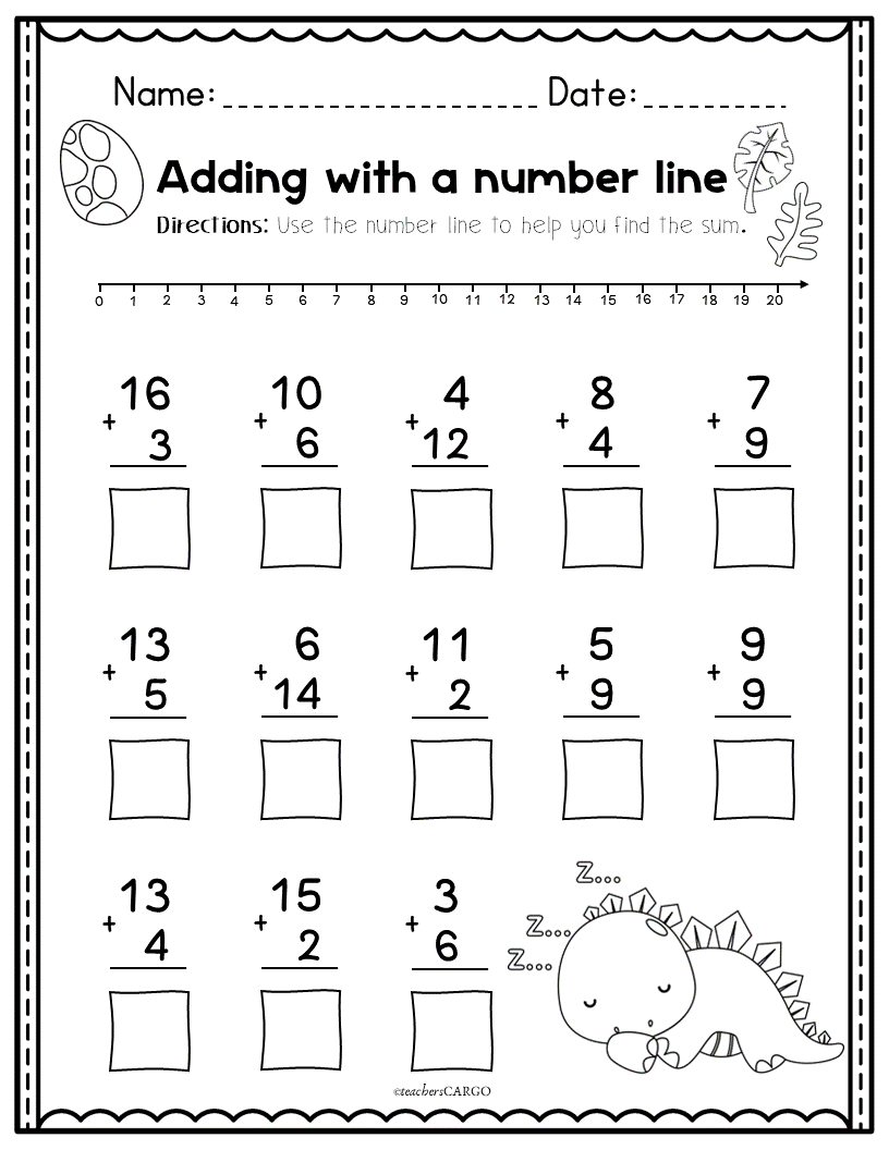 Addition And Subtraction Facts To 20 Worksheets Math Worksheets 1st 2nd Grade Teaching Ideas Made Easy