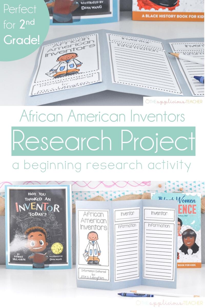 African American Inventors Research Project For 2nd Grade The Applicious Teacher