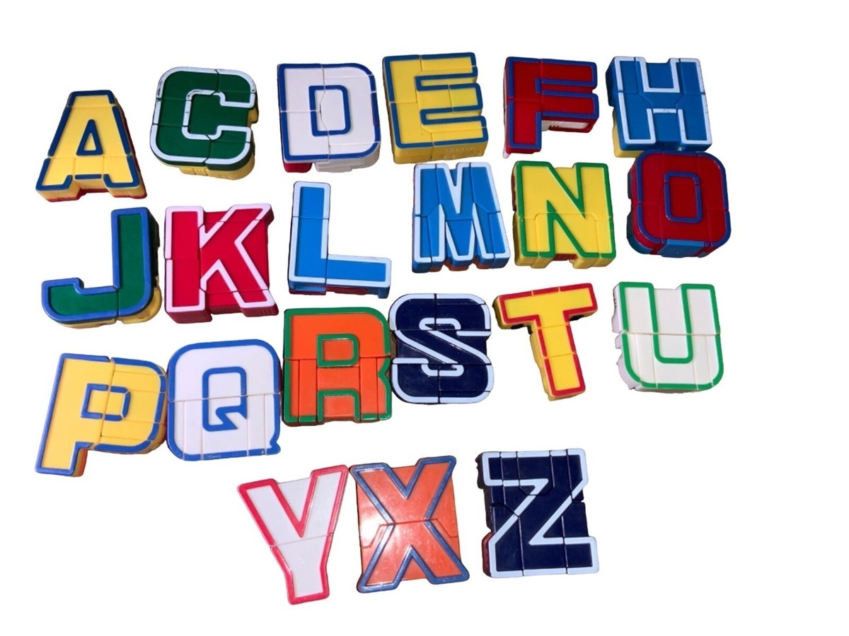 Alphabet Alpha Bots Transformer Figures 21 Letters EBay