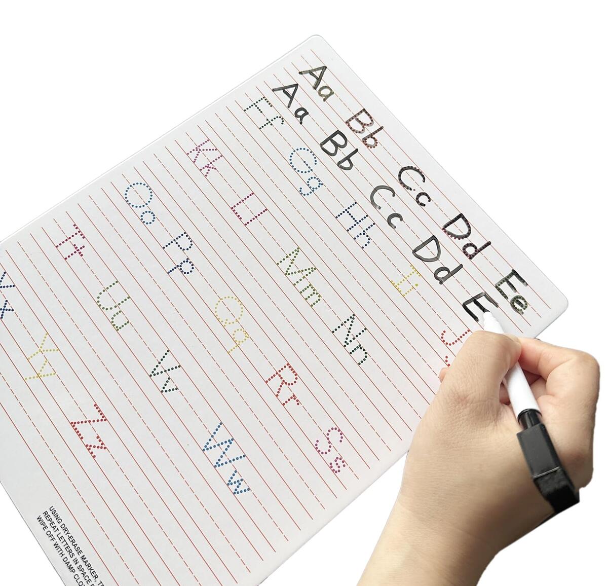 Double Sided Alphabet Tracing White Board For Kids Guinea Ubuy
