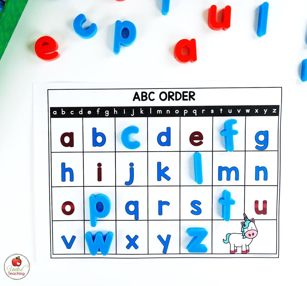 Alphabet Missing Letters Fun Themes Bundle United Teaching