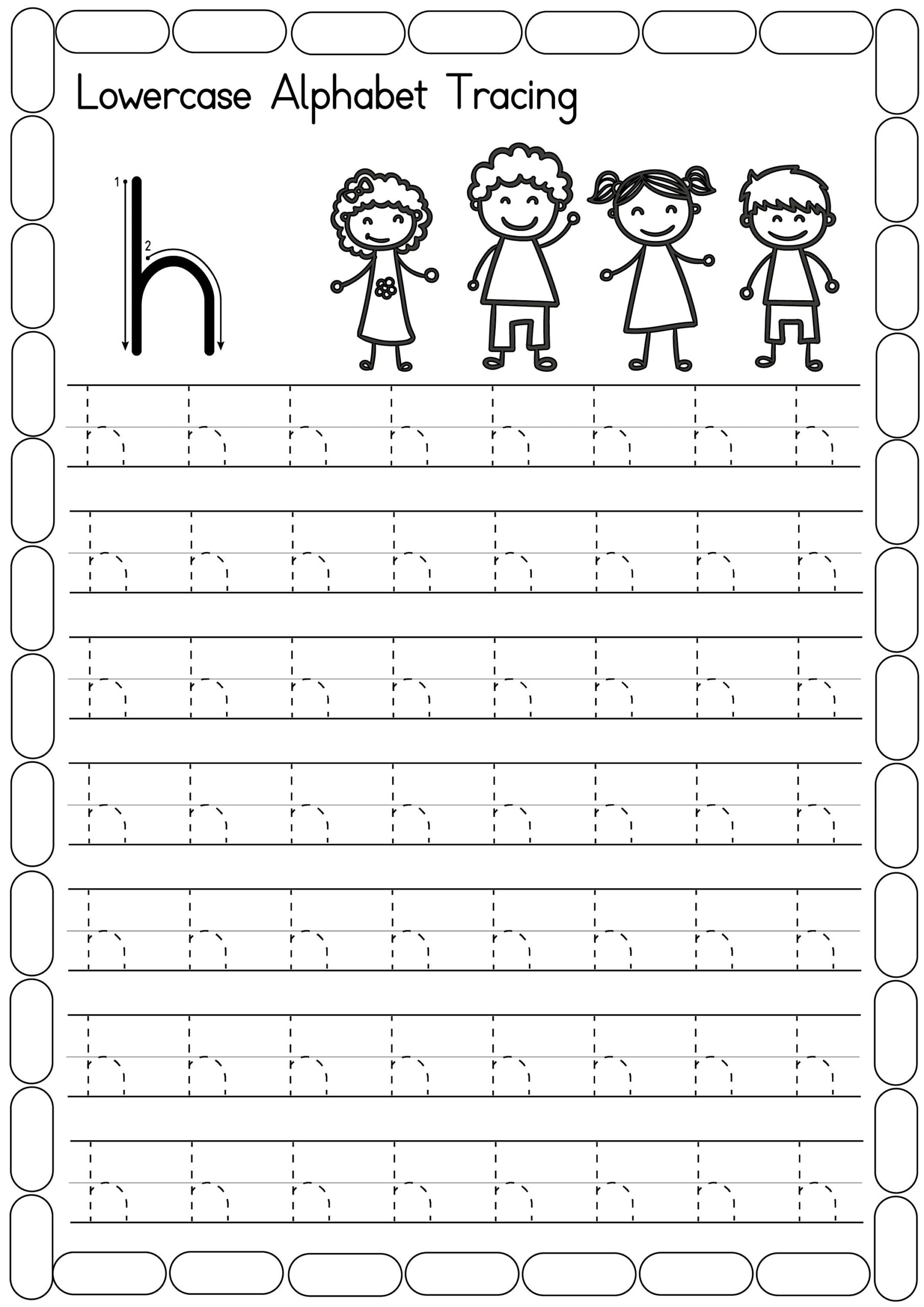 Alphabet Tracing Worksheets Lowercase Handwriting Practice PDF Etsy Sweden Alphabet Tracing Worksheets Lowercase Handwriting Practice PDF Etsy Sweden
