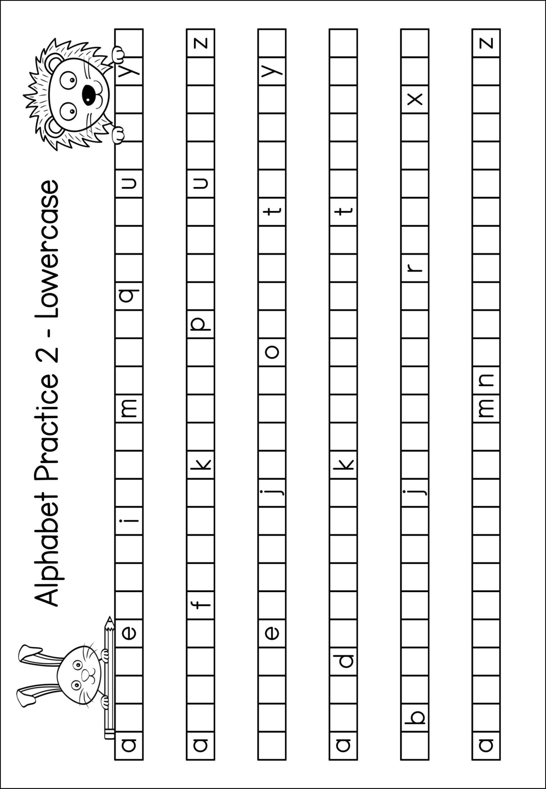 Alphabetical Order Activities Alphabet Practice Printable PDF Worksheets ABC Order Sheets Fill In The Missing Letters Early Literacy Etsy