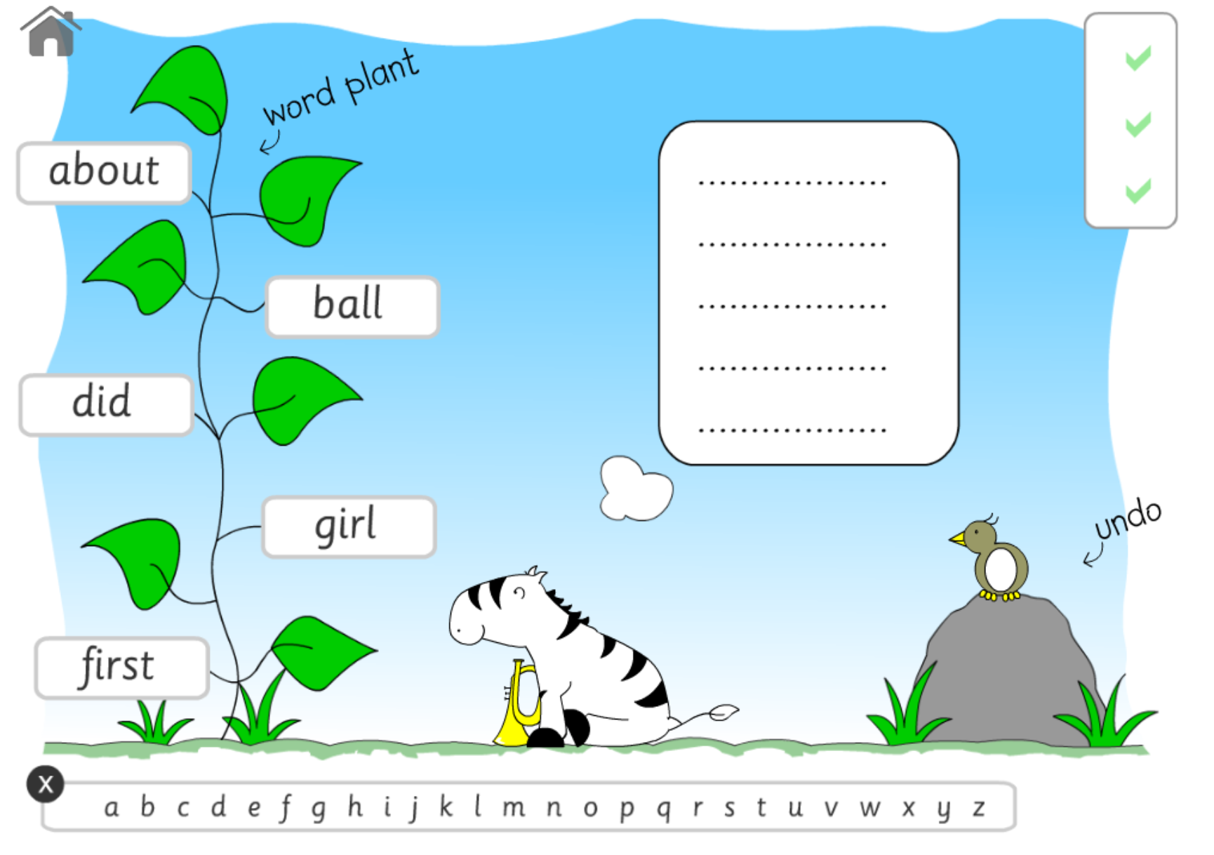 Alphabetical Order Games