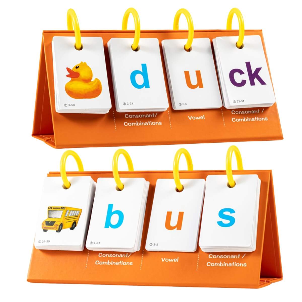 Amazon Alened Phonics Flash Cards Learn To Read CVC Word Builder Games Sight Words Games For Kindergarten Classroom Supplies Preschool Phonics Learning Activity Special Education Speech Therapy Toys Toys Games