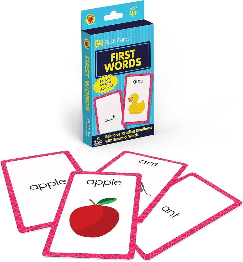 Amazon Carson Dellosa 54 Phonics Flash Cards Sight Words Flashcards For Kids Ages 4 And Up High Frequency Vocabulary Preschool And Kindergarten Learning Activities Toddler Stocking Stuffers 8601400166901 Brighter Child