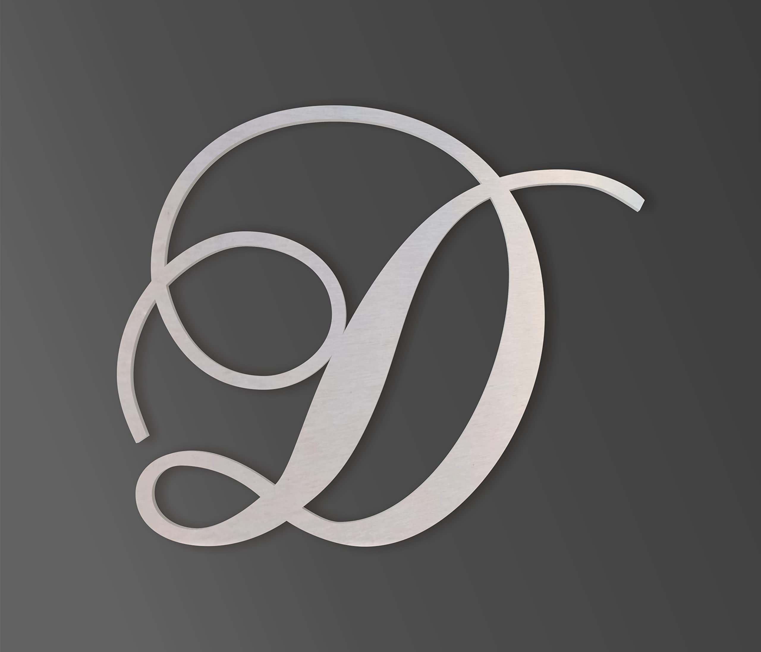 Hand Drawn Calligraphy Letter D Script Royalty Free Vector VectorStock