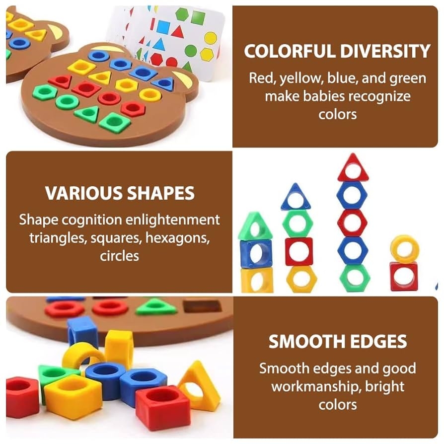 Amazon Drkicsy Shape Matching Game Color Sensory Educational Toy Children Puzzles Geometric Shape Quick Matching Board Game Preschool Educational Learning Puzzle Toy For Toddlers Two Players A With Bell Toys Games Amazon Drkicsy Shape Matching Game Color Sensory Educational Toy Children Puzzles Geometric Shape Quick Matching Board Game Preschool Educational Learning Puzzle Toy For Toddlers Two Players A With Bell Toys Games