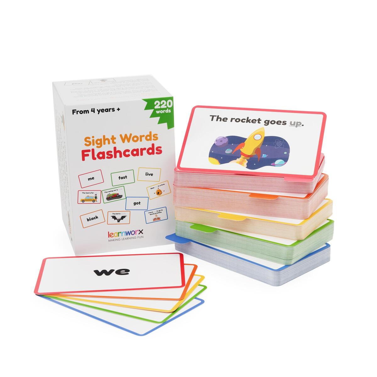 Amazon Sight Words Flash Cards Kindergarten 220 Cards Sight Words For Toddlers 4 Years Dolch Sight Words Flash Cards Pre K Kinder 1st 2nd 3rd Grade Sight Word Site
