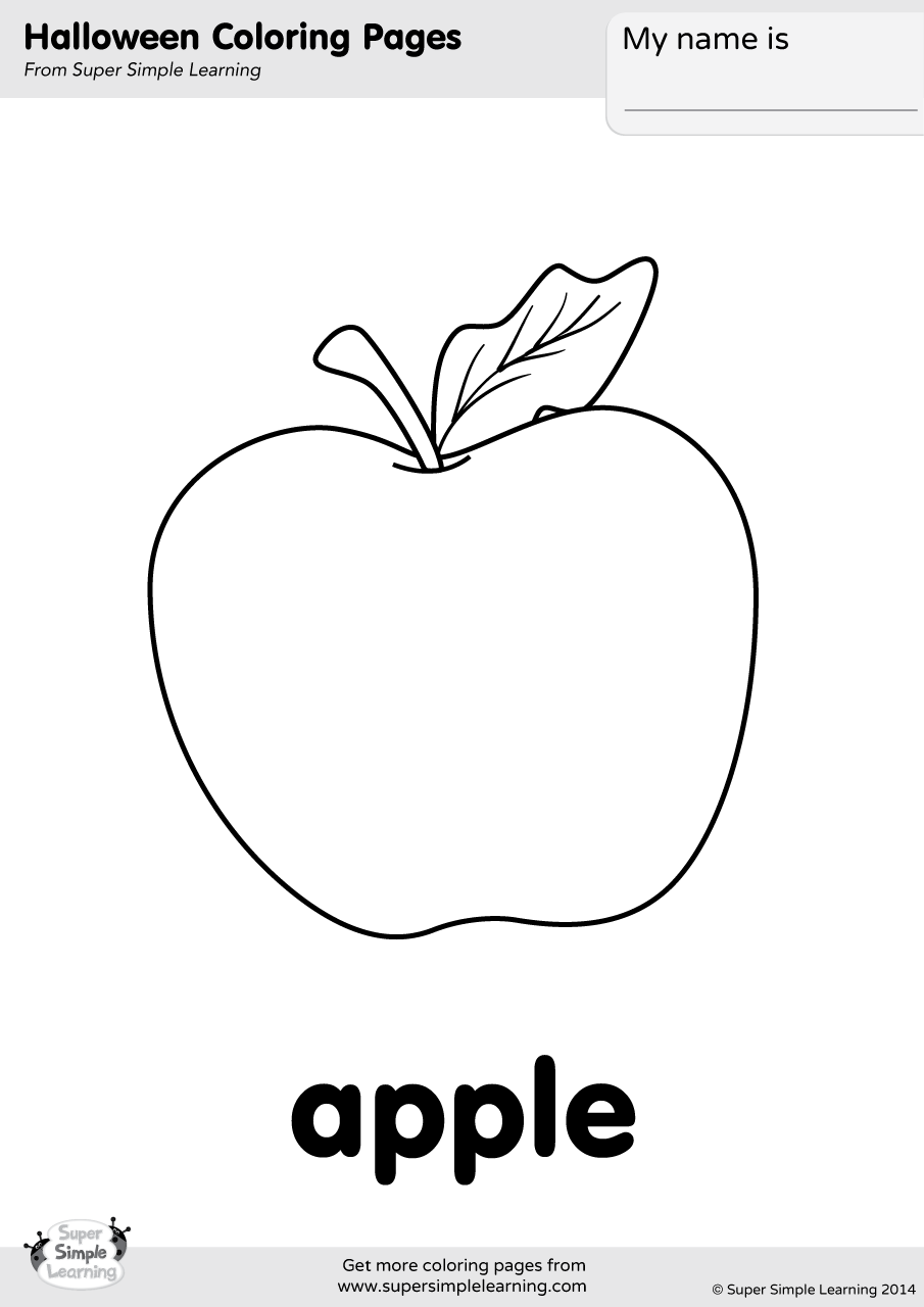 Apple Coloring Pages Free Printables Cute Coloring Pages For Kids