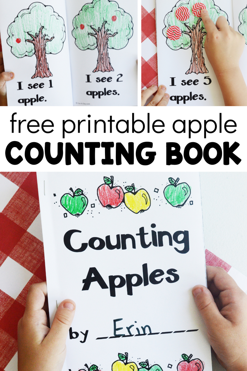 Apple Counting Book Free Printable Fun A Day Apple Counting Book Free Printable Fun A Day