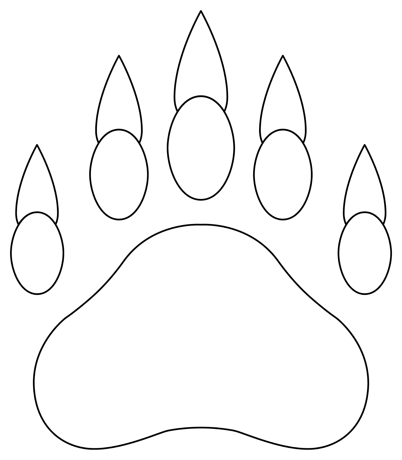 Bear Claws Coloring Page Free Printable Bear Claws Coloring Page Free Printable