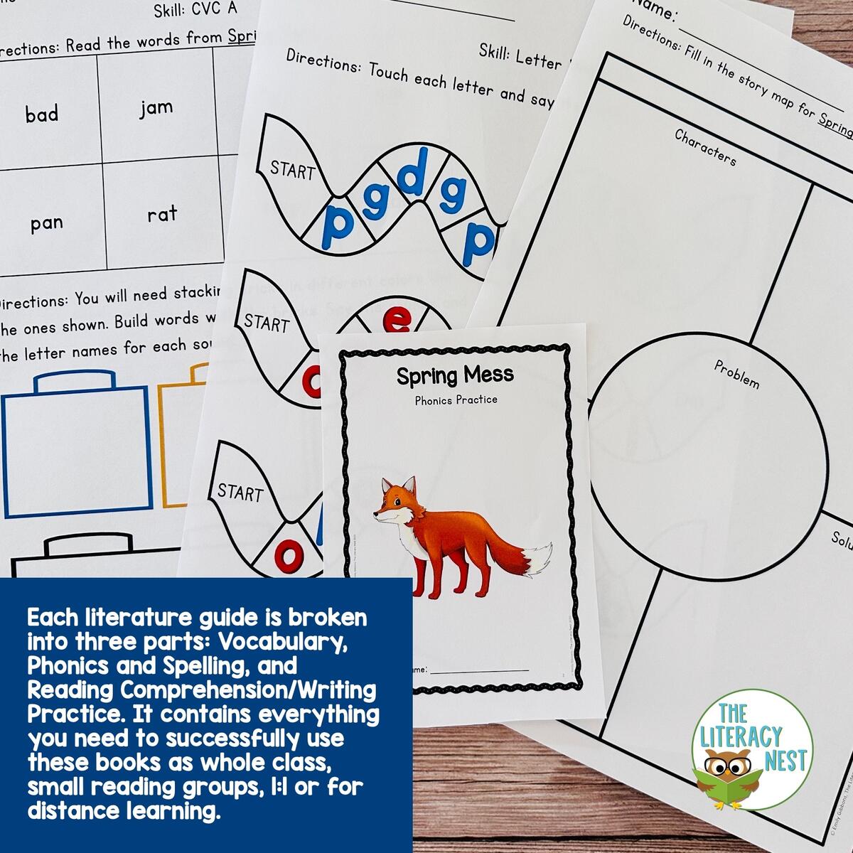 Book Companion Activities For Easy Readers BUNDLE The Literacy Nest Book Companion Activities For Easy Readers BUNDLE The Literacy Nest