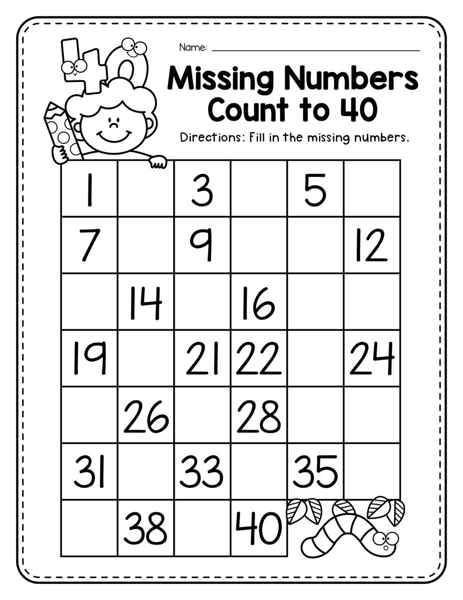 Boost Your Math Skills With Engaging Missing Number Worksheets Perfect For Kids Of All Ages Made By Teachers