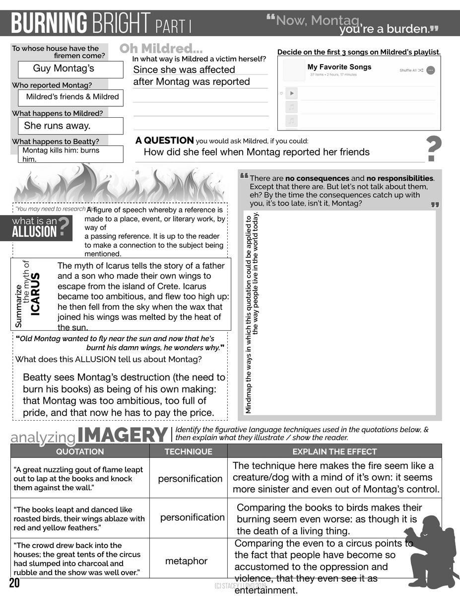 F451 Part 1 Reading Questions Study Guide By Favyan Zepeda Studocu
