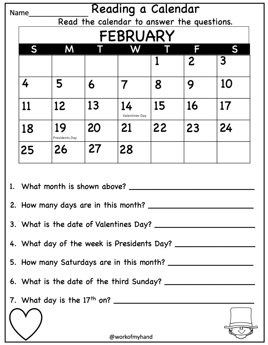 Monthly Calendar Worksheets August Freebies Breezy Special Ed