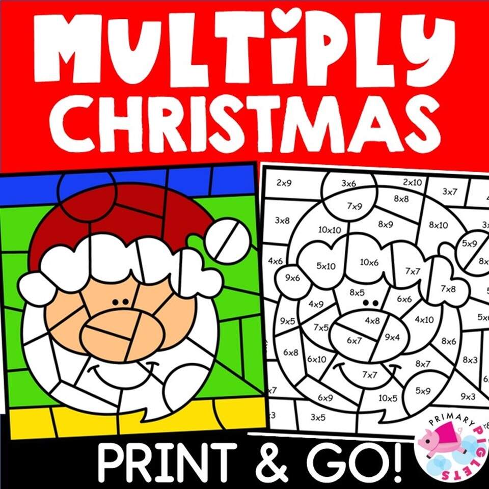 CHRISTMAS MULTIPLICATION COLOR BY NUMBER CODE WORKSHEETS Made By Teachers CHRISTMAS MULTIPLICATION COLOR BY NUMBER CODE WORKSHEETS Made By Teachers