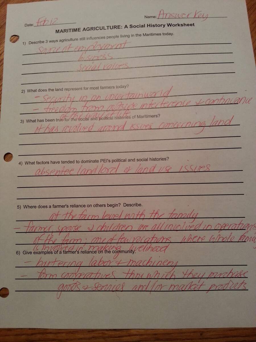 Class Notes Agriscience