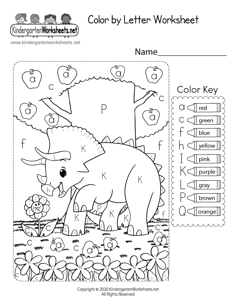Alphabet Color By Code Worksheets Etsy