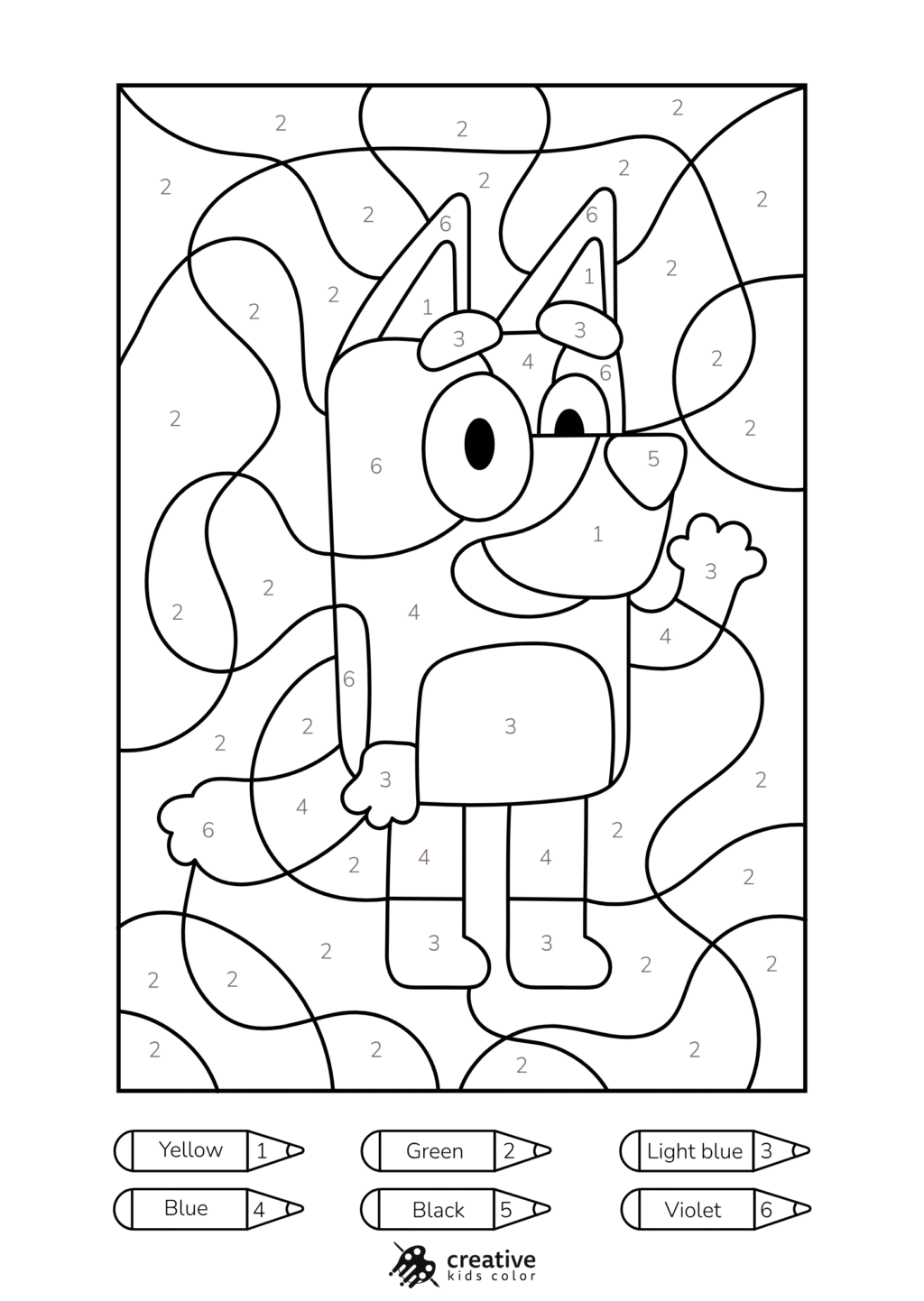 Preschool Counting Activities Coloring Page Colorful Illustration Color Numbers Printable Stock Photo Evamorris 365513538