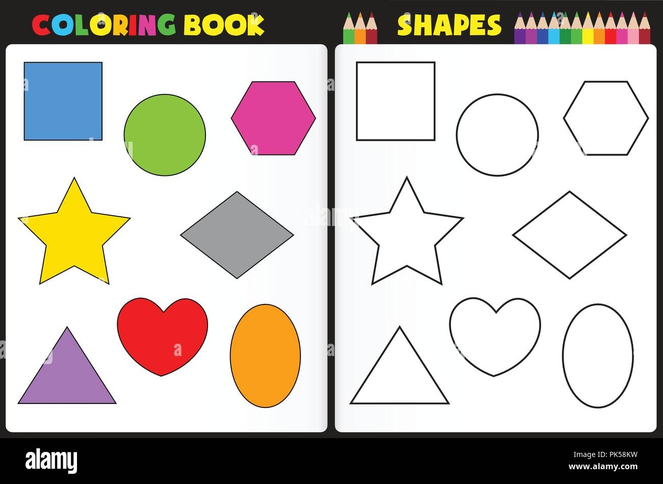 Shape Coloring Pages