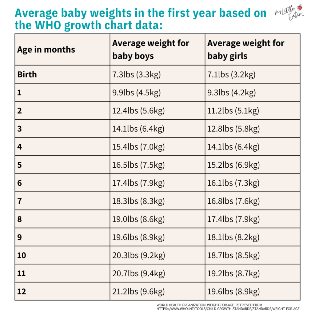 Month Baby Growth Chart In PDF Download Template