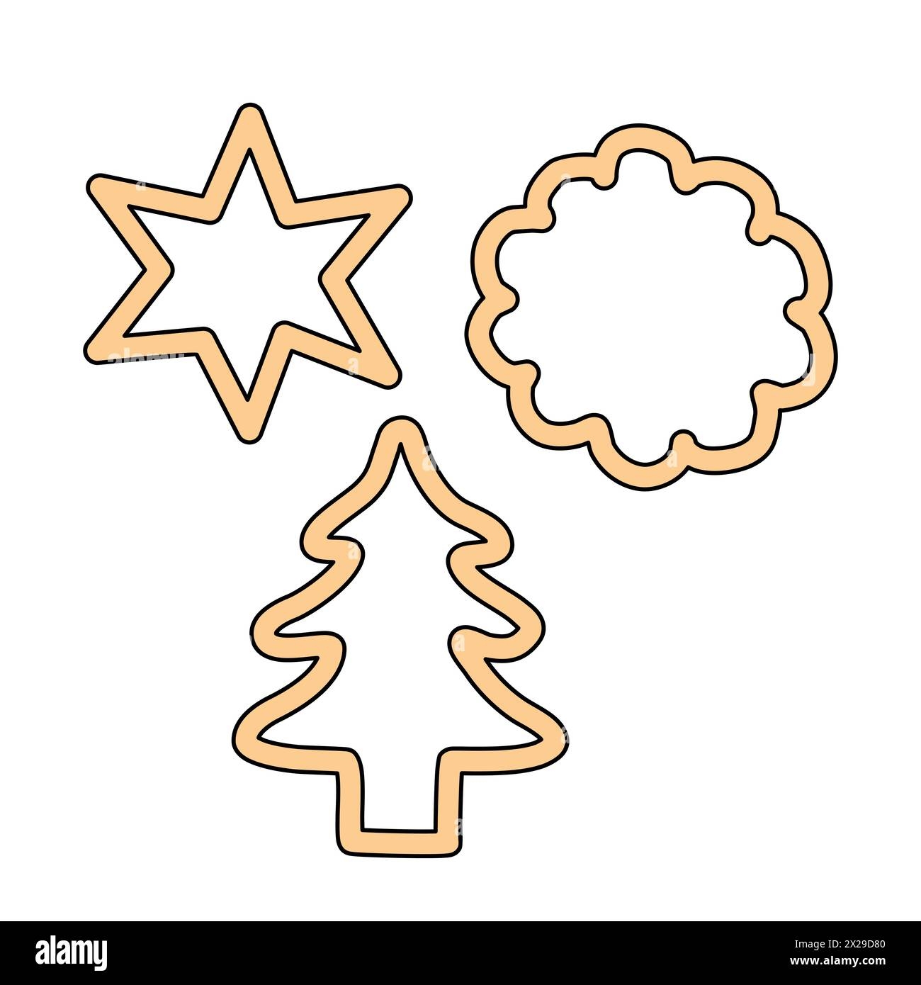 Cookie Cutter In Different Stock Vector Images Alamy Cookie Cutter Set Cartoon Shapes Dough Stock Vector Royalty Free 2633637119 Shutterstock