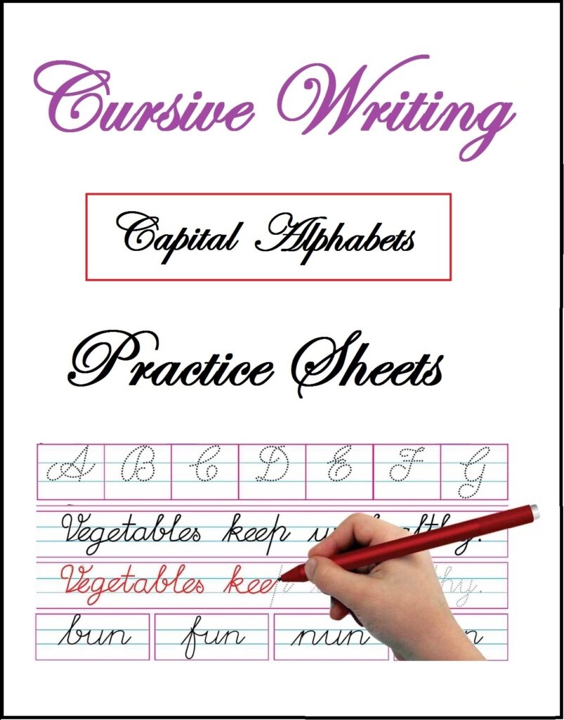 Cursive Capital Letters Practice Sheets Free Printable Worksheets Cursive Capital Letters Practice Sheets Free Printable Worksheets