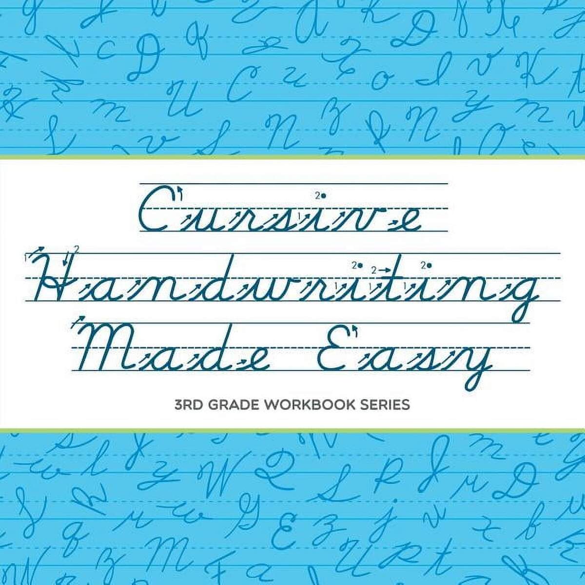 Cursive Handwriting Made Easy 3rd Grade Workbook Series Paperback Walmart