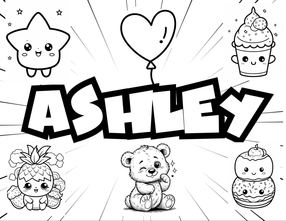 Custom Name Coloring Page Printable Kids Activity PDF JPG Etsy Custom Name Coloring Page Printable Kids Activity PDF JPG Etsy
