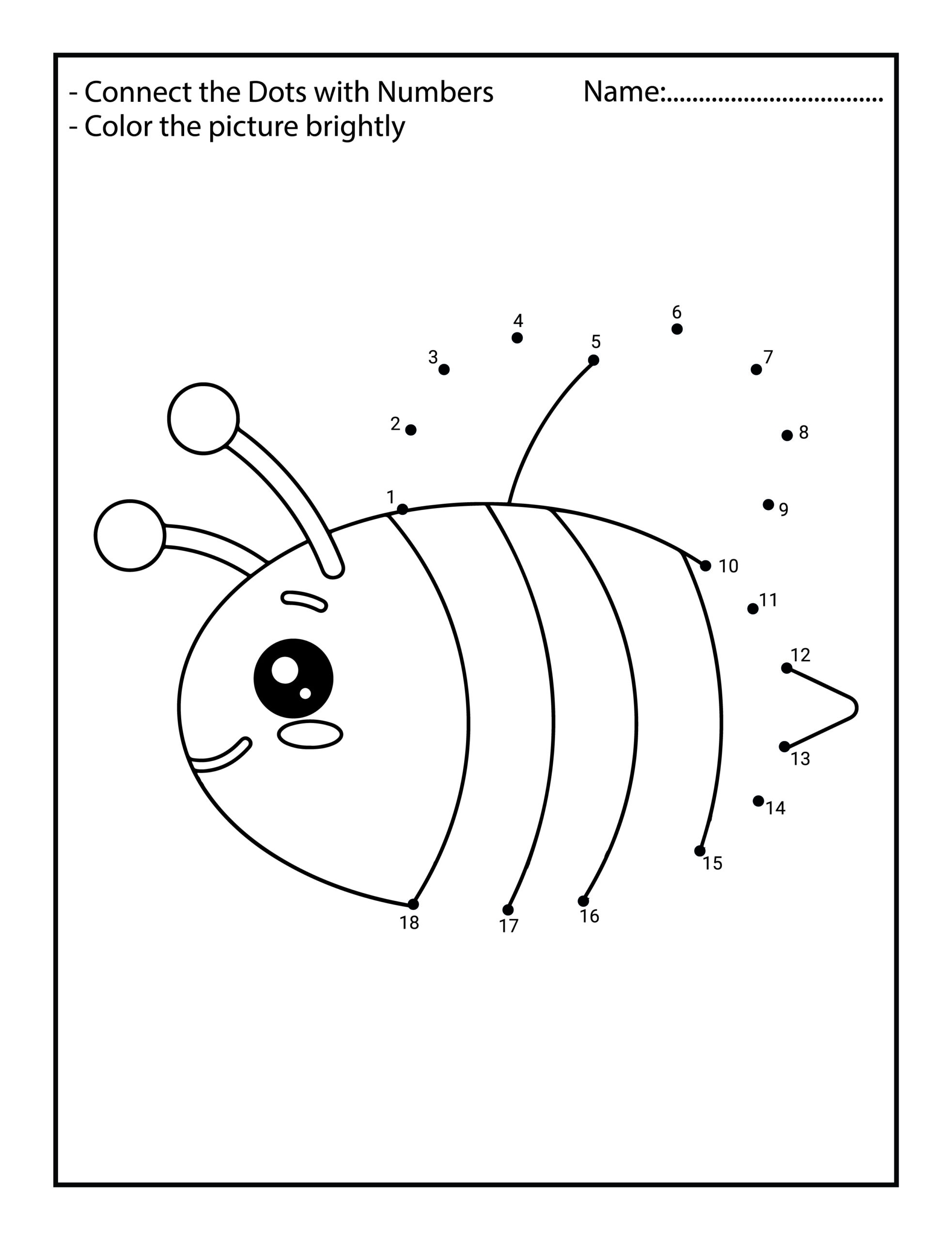 Ocean Animals Connect The Dots Free Printables The Artisan Life