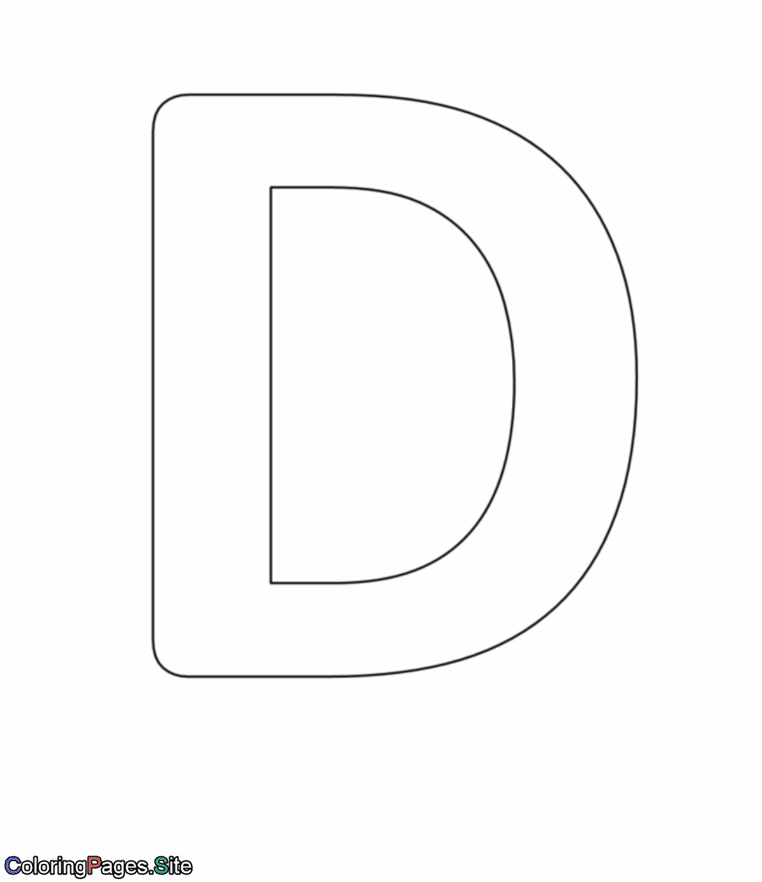 Letter D Mini Coloring Book Free Printable PDF Ezpzphonics