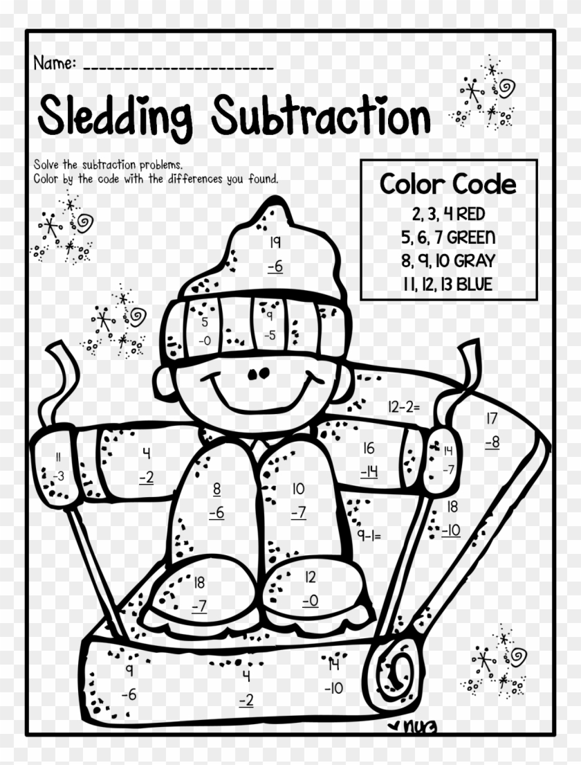 Delighted Winter Theme Activities And Printables For 1st Grade Fun Maths Worksheets Free Transparent PNG Clipart Images Download