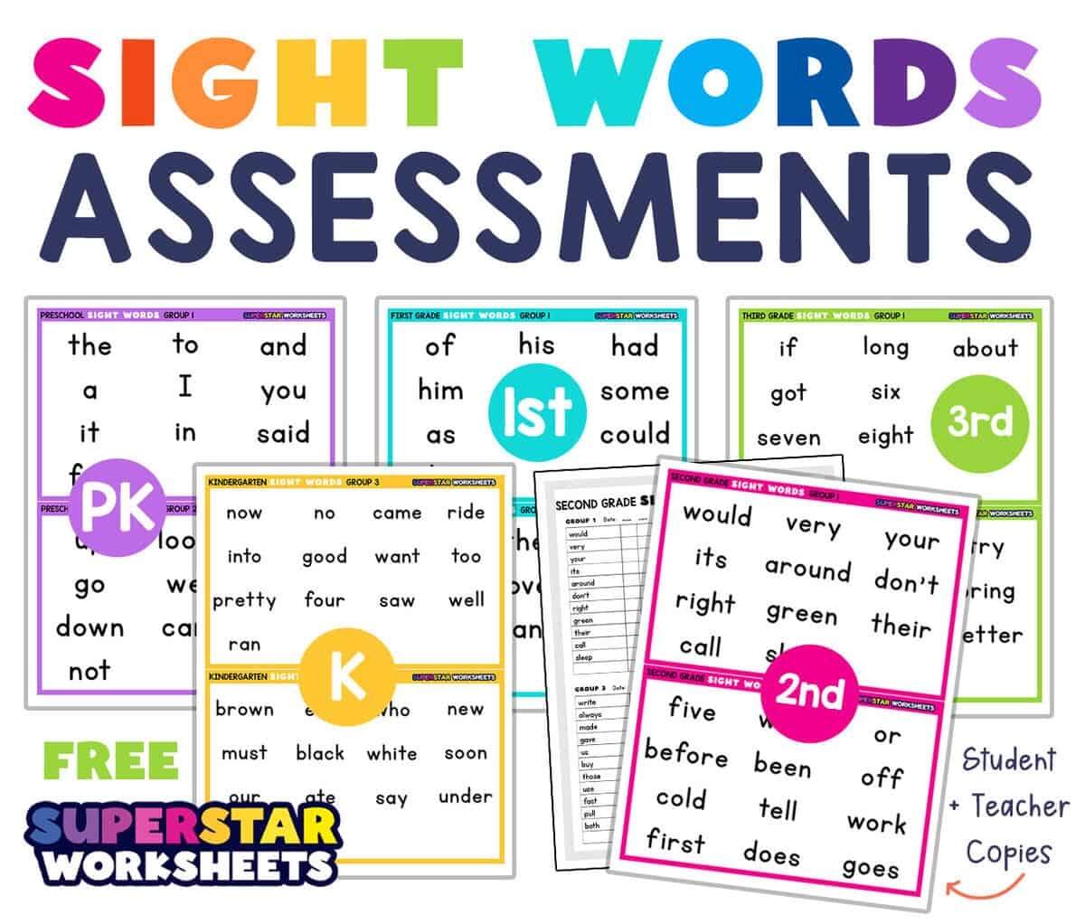 Dolch Sight Word Nouns Superstar Worksheets Dolch Sight Word Nouns Superstar Worksheets