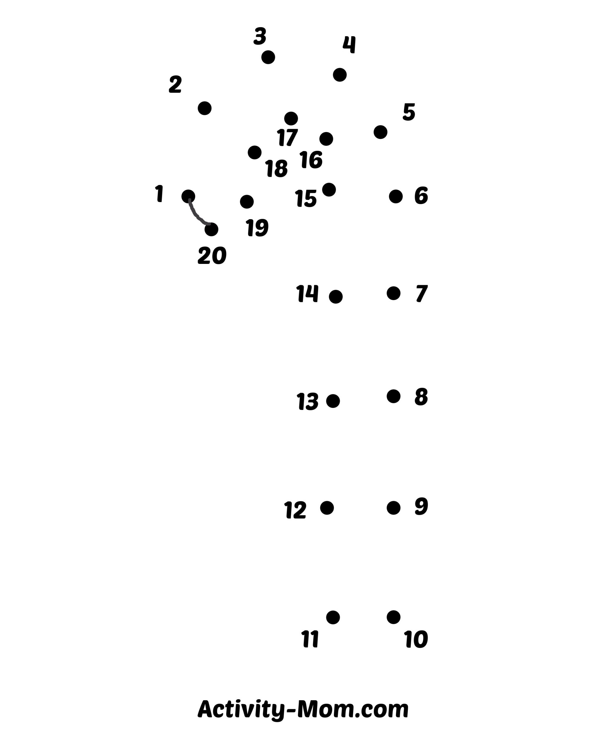 Dot To Dot Worksheets Numbers 1 To 20 Free Printable The Worksheets Library Dot To Dot Worksheets Numbers 1 To 20 Free Printable The Worksheets Library